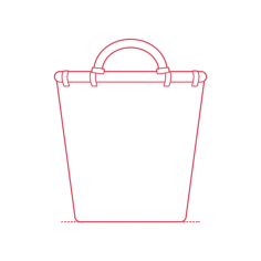 Objects Plant Pots Ikea Kaktusfikon Plant Pot Large Line Art Illustration Svg, Free Vectors File